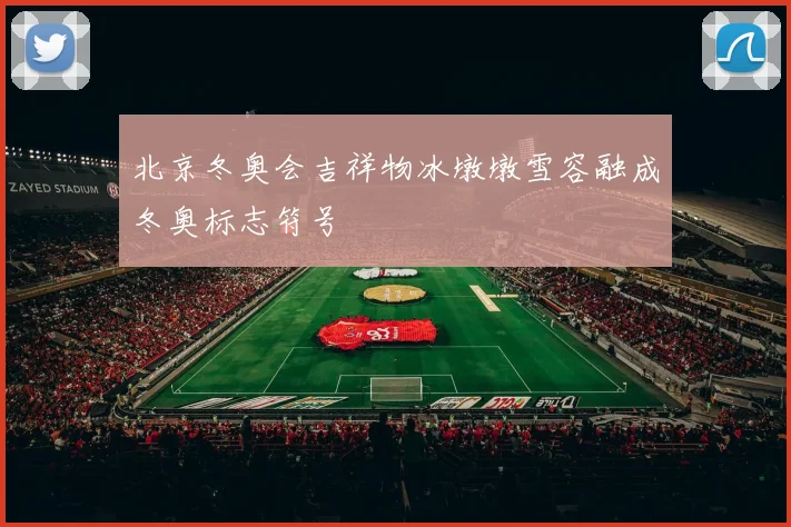 北京冬奥会吉祥物冰墩墩雪容融成冬奥标志符号